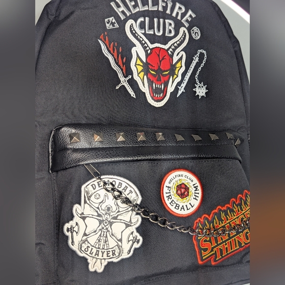 🆕 Stranger Things Hellfire Club Backpack - Picture 2 of 15